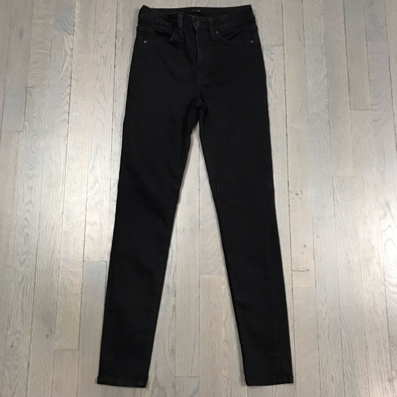 JOE'S Jeans Black Skinny Leg Ankle Crop Fit Denim